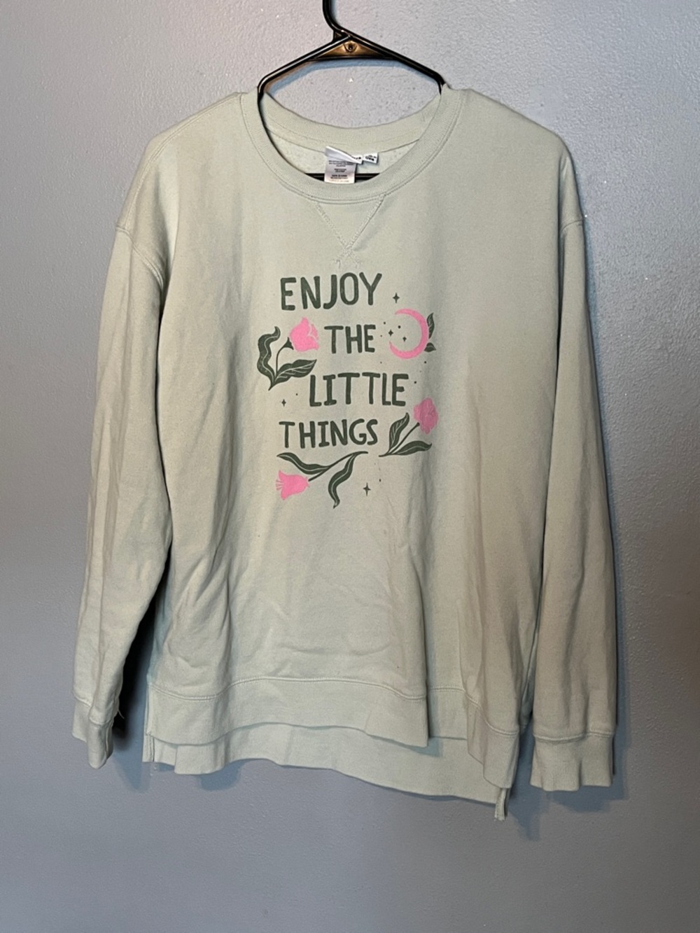 Mighty Fine Light Sage Crewneck Sweatshirt